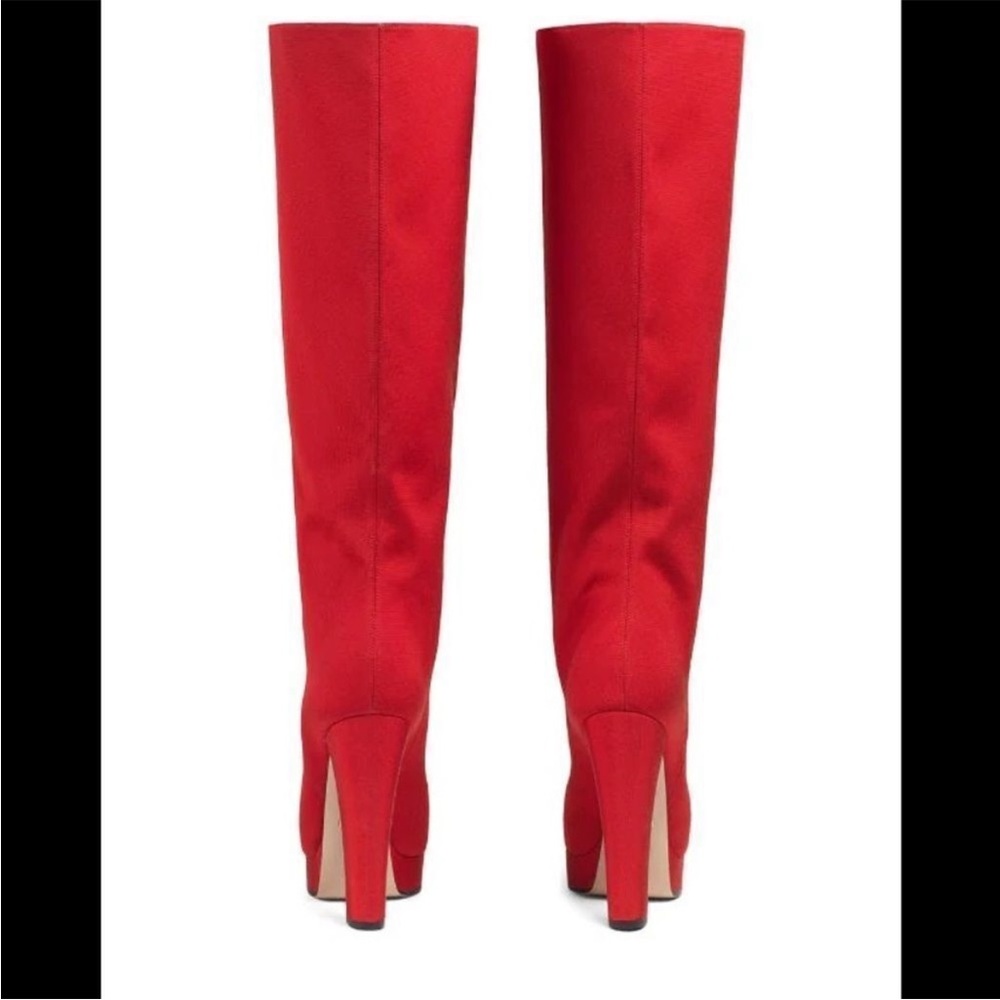 Gucci Ribbed Knee Boots new 38 E103 - Picture 4 of 6